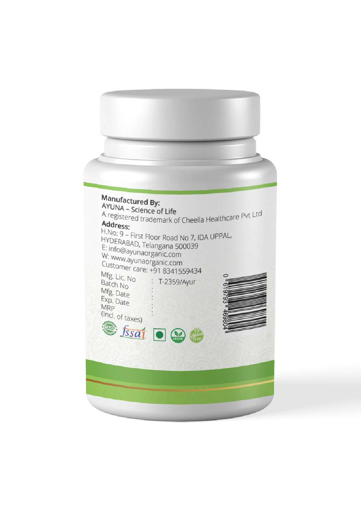 Ayuna Ashoka Veg Capsules
